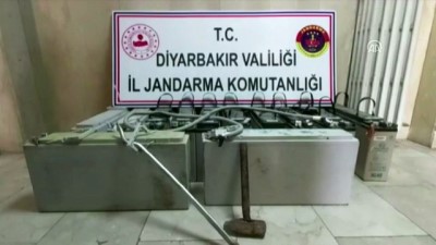 Diyarbakır'da Baz İstasyonlarından Akü Çalan 3 Kişi Tutuklandı