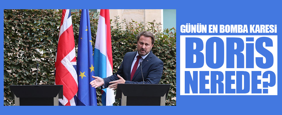 Boris Johnson protestolara takılınca ortak basın toplantısında kürsü boş kaldı