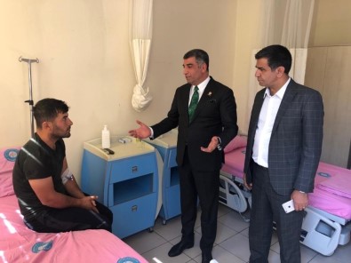Milletvekili Erol, Terör Saldırısında Yaralananları Hastanede Ziyaret Etti