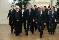CANLI KALKAN - Türkiye-Rusya-İran Üçlü Liderler Zirvesi (2)