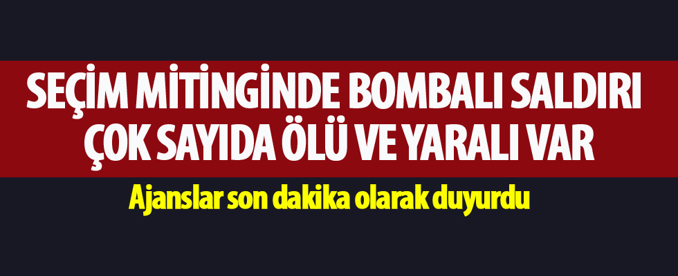 Afganistan Cumhurbaşkanı Gani'nin mitinginde intihar saldırısı: 26 ölü