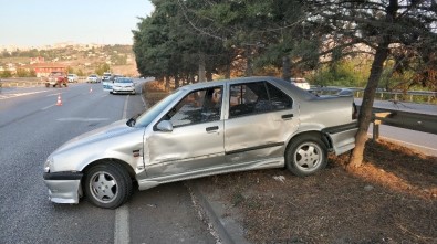 Samsun'da Tır Otomobile Çarptı Açıklaması 1 Yaralı