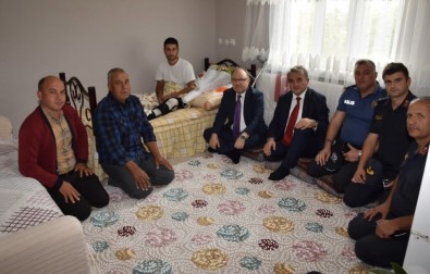 Vali Mustafa Tutulmaz'dan Gazi Ramazan Kumral'a Ziyaret