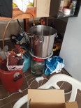 Alanya'da Sahte İçki İmalatı Yapılan Depoya Polisten Baskın