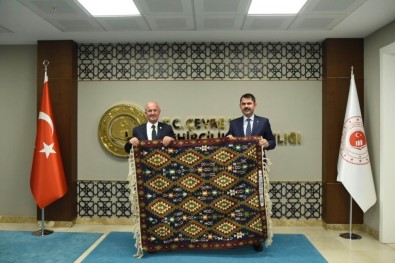 Başkan Akman'dan Bakan Kurum Ve Bakan Yardımcısı Alpaslan'a Ziyaret