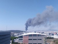 ORHANLı - İstanbul'da korkutan yangın