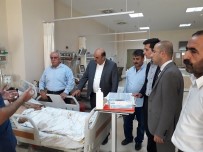 TERÖRİSTLER - Kaymakam Özadalı, Kulp Saldırısında Yaralanan Vatandaşları Hastanede Ziyaret Etti