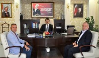 Kızılay Erzurum Bölge Kan Uzmanı İrfan Küçük'ten, Kaymakam Coşkun'a Ziyaret Haberi