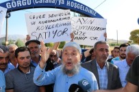 TAŞ OCAĞI - Köylüler Taş Ocağına Karşı Eylem Yaptı