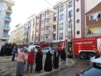 Sancaktepe'de 5 Katlı Apartmanda Yangın Paniği