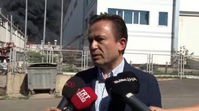 Tuzla Belediye Başkanı Yazıcı Açıklaması 'Yangın Bir Makineden Çıkmış, Can Kaybı Yok'