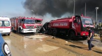 FABRİKA YANGINI - Tuzla'da Yangın Sırasında Tanker Patladı
