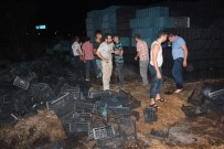 Alaşehir'de Plastik Kasa İmalathanesinde Yangın