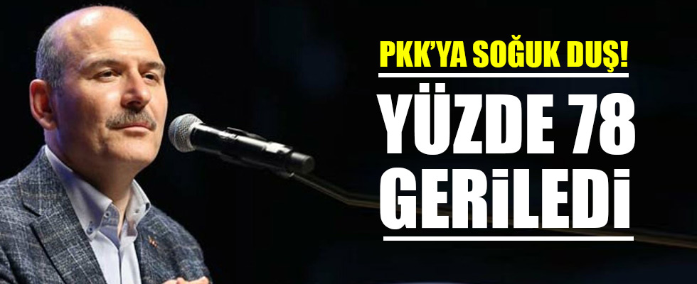 Bakan Soylu açıkladı: PKK'ya soğuk duş!