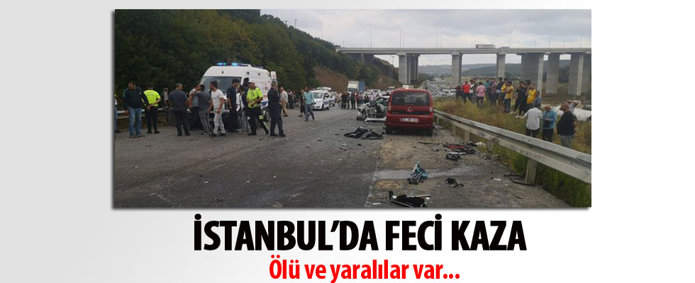 Beykoz'da feci kaza: 1 ölü, 2 yaralı
