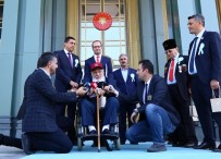 KıBRıS - Cumhurbaşkanı Erdoğan, Gazilerle Bir Araya Geldi