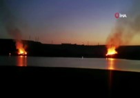 HADıMKÖY - Sazlıbosna Barajı'nda Korkutan Yangın