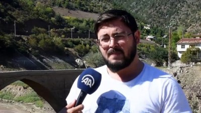 Sular Çekilince Tarihi Torul Köprüsü Ortaya Çıktı