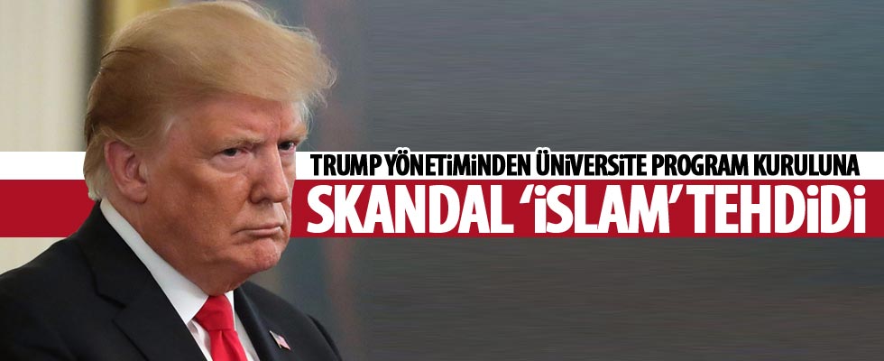 Trump yönetiminden üniversite program kuruluna tehdit