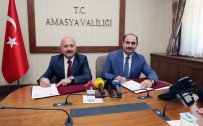 OSMAN VAROL - Amasya İl Özel İdaresi İle PTT'den Kaynak Yönetiminde Türkiye'de İlk Olacak Proje İş Birliği