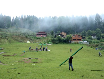 Ayder'de salıncaklar kaldırıldı