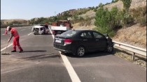ANKARA ÇEVRE YOLU - Başkentte Trafik Kazası Açıklaması 8 Yaralı