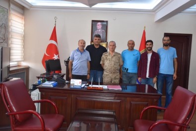 Gazetecilerden Jandarma Komutanı Kılıç'a Veda Ziyareti