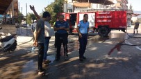 MUAMMER GÜLER - Seyir Halindeki LPG'li Otomobil Alev Aldı, Faciadan Dönüldü