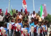 SÜLEYMAN ŞAH - Suriyelilerden Afrin'de Türkiye'ye Teşekkür Gösterisi