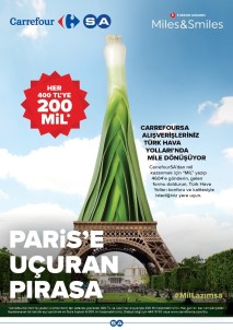 Carrefoursa Alışverişleri, Türk Hava Yollarında Mile Dönüşüyor