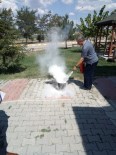 YANGIN TATBİKATI - DPÜ Emet Meslek Yüksek Okulu'nda Yangın Söndürme Tatbikatı