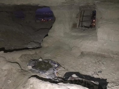 Gülşehir'de Bir Mağarada Hint Keneviri Ele Geçirildi
