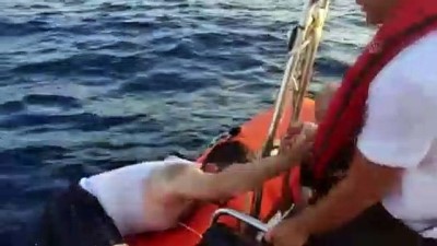 Muğla'da Düzensiz Göçmenleri Taşıyan Lastik Bot Battı