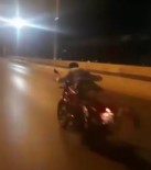 HALIÇ KÖPRÜSÜ - (Özel) İstanbul'da Motosikletli Magandaların 'Yok Artık' Dedirttiği Anlar Kamerada