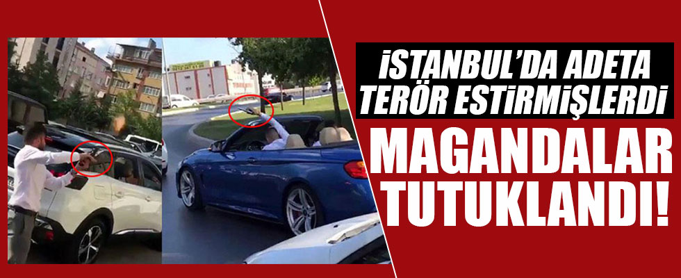 Sefaköy'de düğün konvoyunda terör estiren 6 maganda tutuklandı