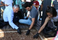 GENÇ LİDERLER - Belediye Başkanı Vatandaşlarla Birlikte Çöp Topladı