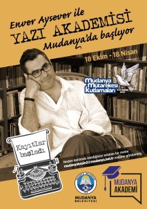 Enver Aysever İle 'Yazı Akademisi' Mudanya'da Başlıyor