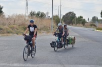 MARANGOZ USTASI - Fransa'dan Tandem Bisikletle Türkiye'ye Geldiler