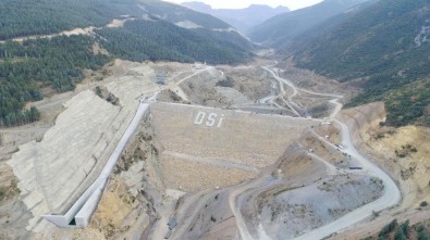Afyonkarahisar'da Bölgenin En Yüksek Barajının Gövde Dolgusu Tamamlandı