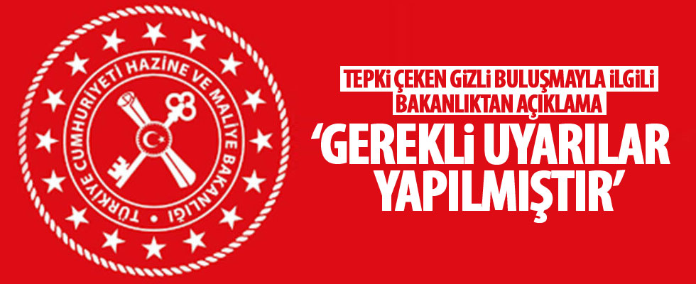 Bakanlıktan, CHP-IMF görüşmesine tepki!