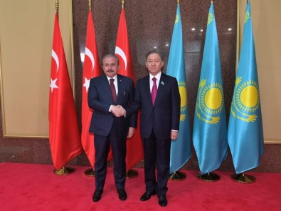 TBMM Başkanı Şentop, Kazak Mevkidaşı Nigmatulin İle Görüştü