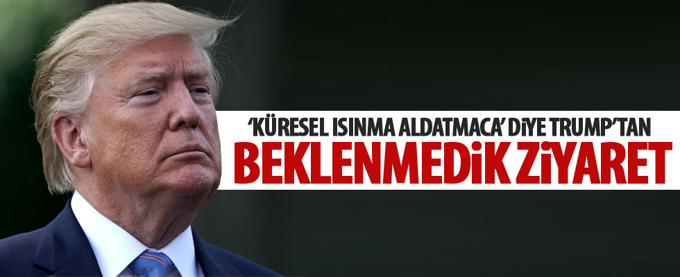 Trump'tan dikkat çeken ziyaret!