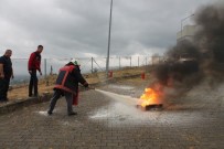 DÜZCE ÜNİVERSİTESİ - Hastane Çalışanlarına Yangın Eğitimi