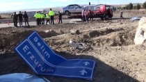 Kars'ta Hafriyat Yüklü Kamyon İle Otomobil Çarpıştı Açıklaması 2 Yaralı Haberi