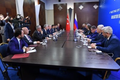 TBMM Başkanı Şentop, Rusya Devlet Duması Başkanı Volodin'le Görüştü