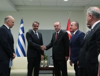 MILLI SAVUNMA BAKANı - Cumhurbaşkanı Erdoğan, Yunan Başbakan Miçotakis İle Görüştü