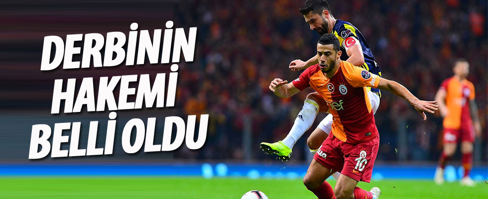 Derbinin hakemi belli oldu