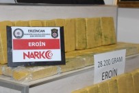 Erzincan'da 28 Kilo 200 Gram Eroin Maddesi Ele Geçirildi