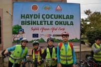 MAHALLE MUHTARLIĞI - Farkındalık Oluşturmak İçin Okula Bisikletleriyle Gittiler