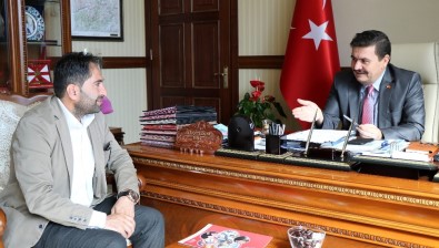 İHA Bölge Müdürü Akbuğa'dan Vali Arslantaş'a Ziyaret